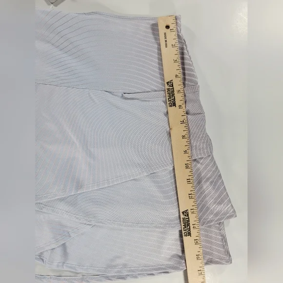 NEW Lucky in Love Scallop Golf Skirt Skort Pickleball Tennis Blue Pink Hombre XL